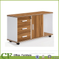 Competitive Price Custom Sliding Door Wooden Office Pedestal Side Table for Office Files